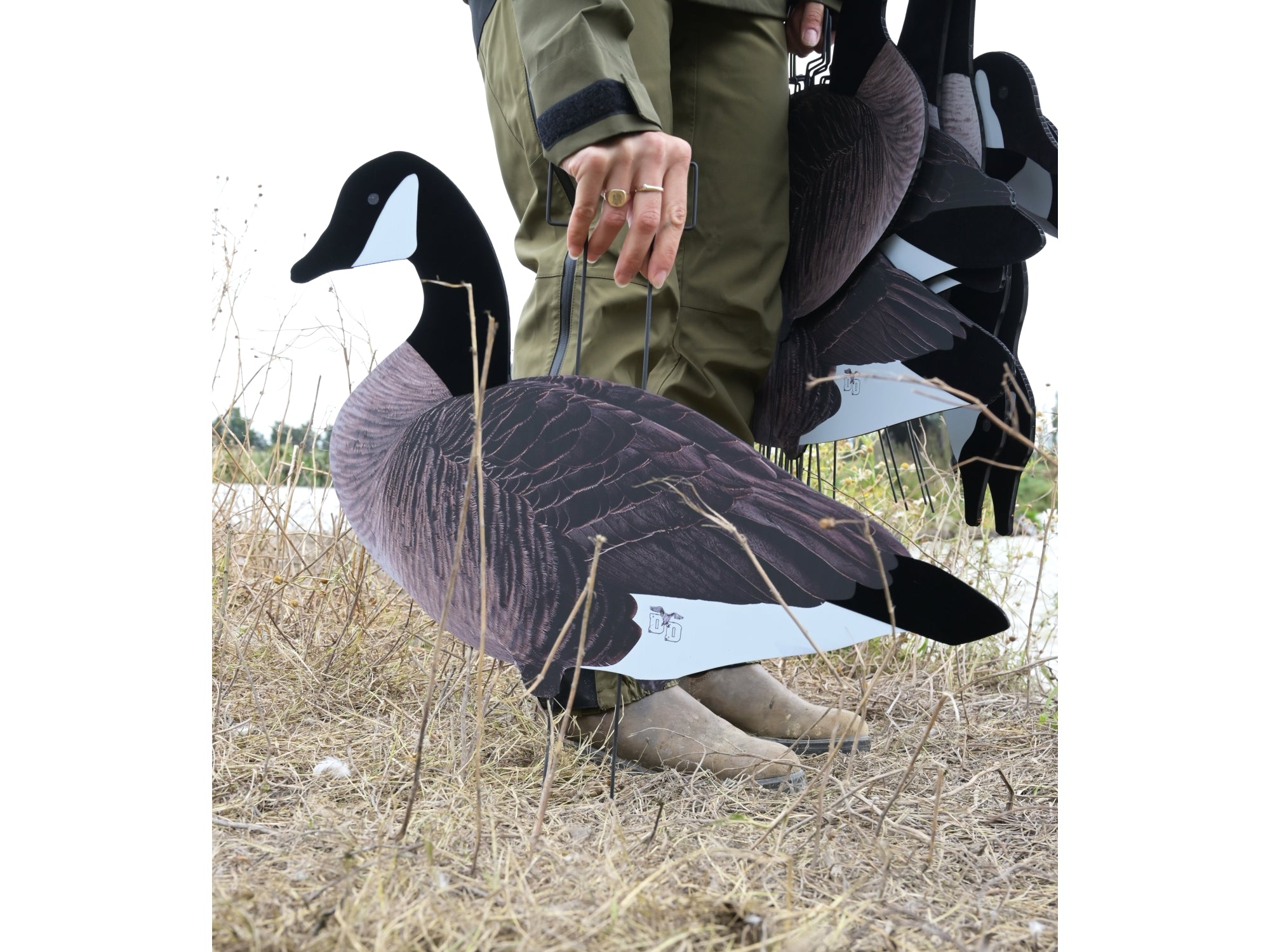 Dakota X-Treme Canada Goose Silhouettes Flocked Head & Tail x12 Set