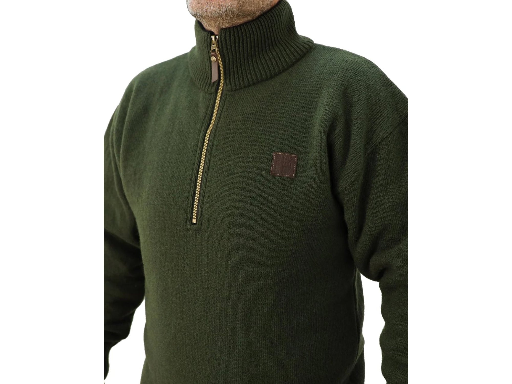 Swazi The Mackenzie Wool Long Sleeve Top Olive