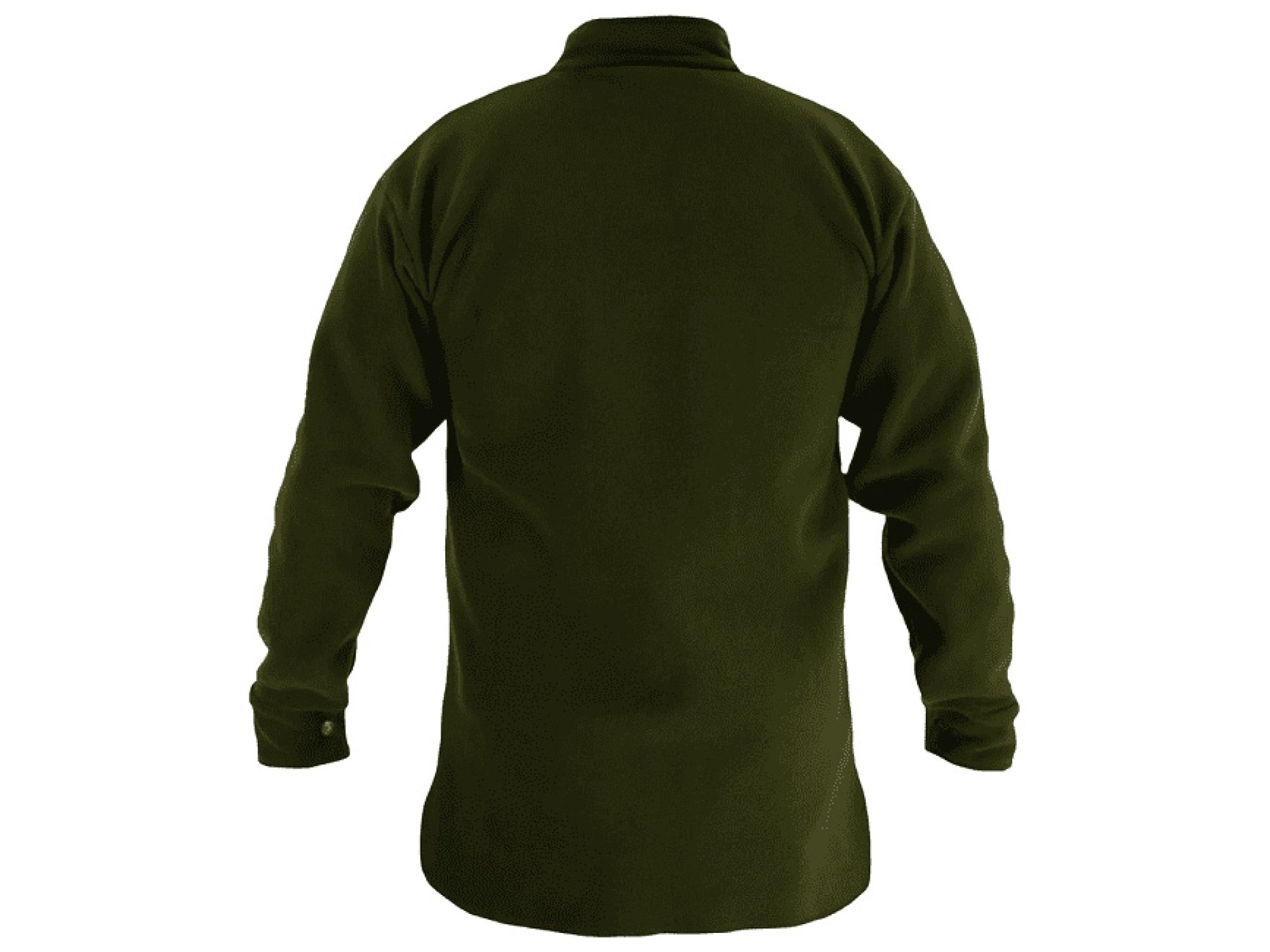 Swazi Back 40 Fleece Long Sleeve Shirt Olive Size Small