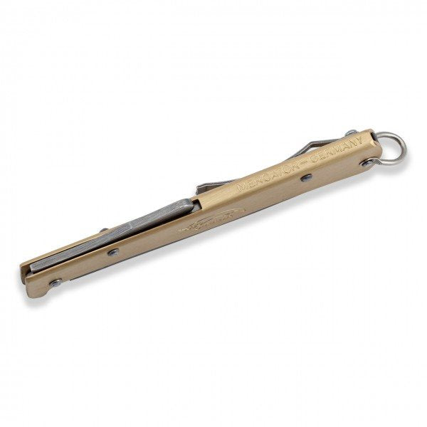 Otter Mercator German Lock Knife - 9cm - Brass (Carbon Steel) - Complete  Outdoors NZ