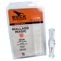 Buck Gardner Duck Call ‘Mallard Magic’ Double Reed, Poly, Clear