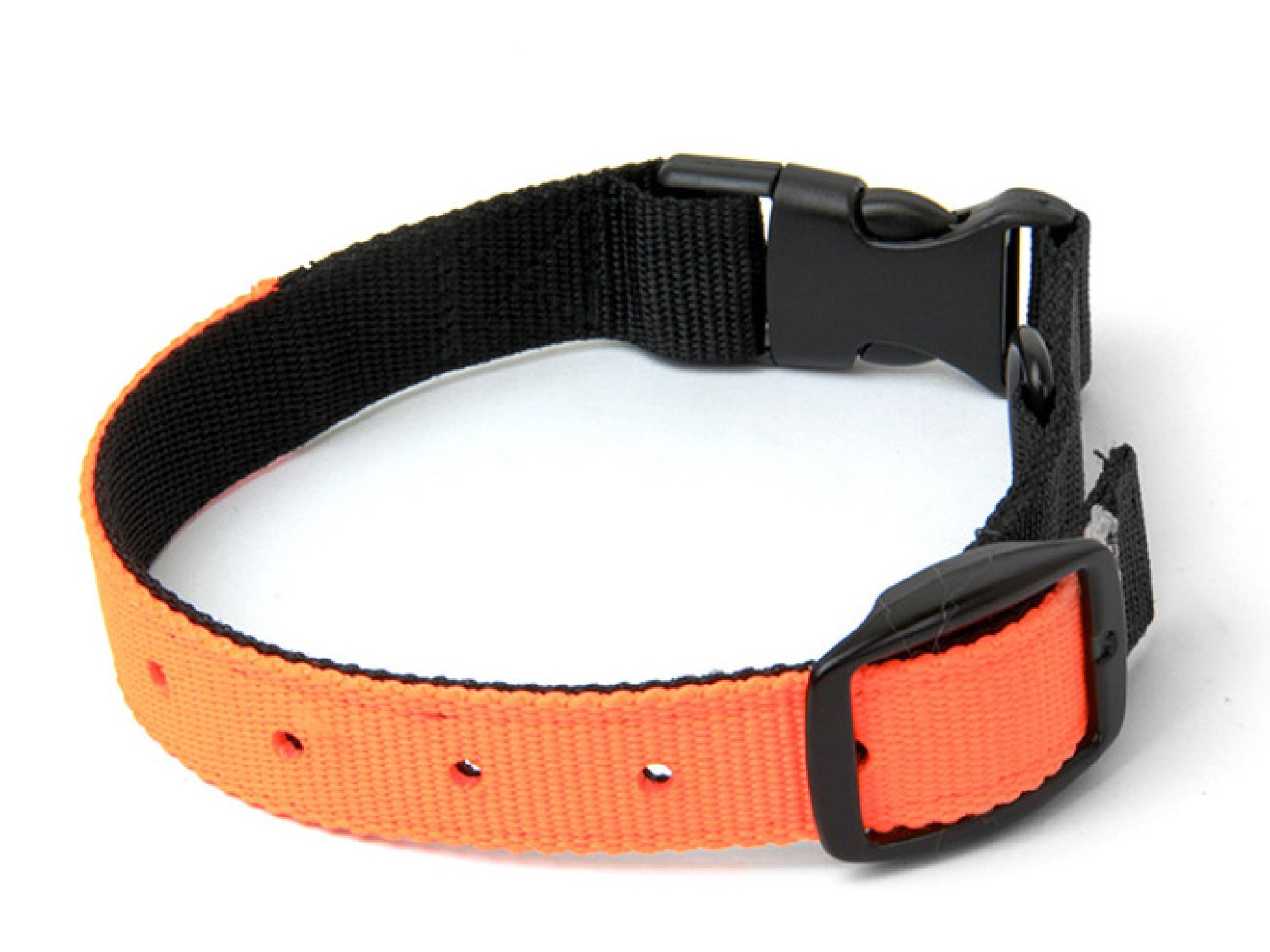 Reversable Dog Collar Orange/Black
