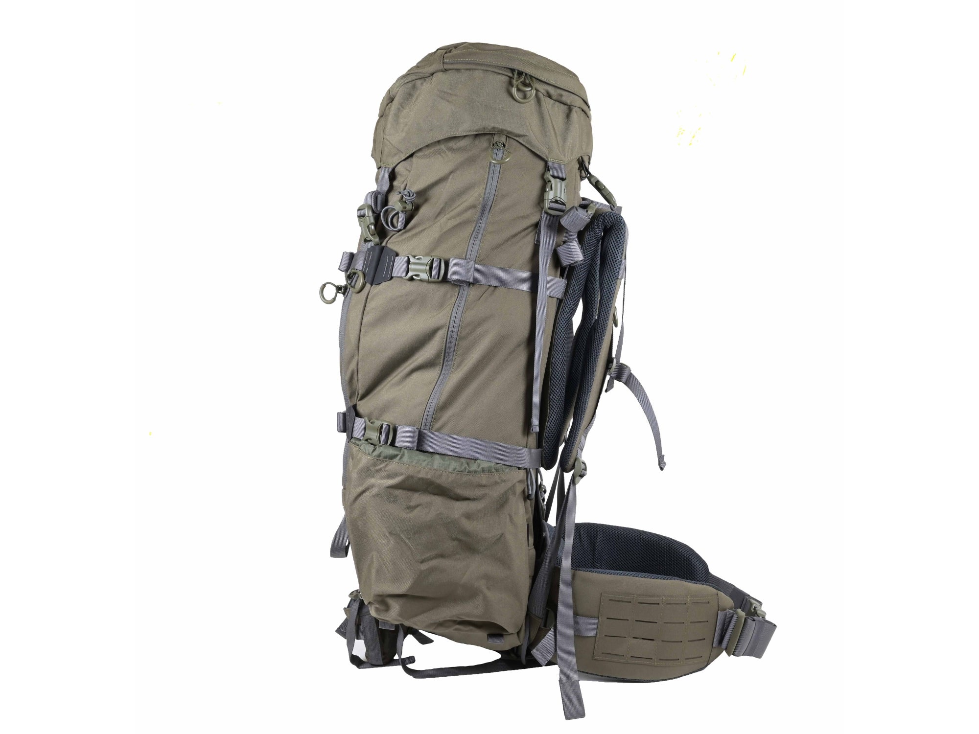 Manitoba Expedition Olive 75L+ Carbon Frame Pack