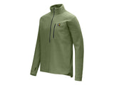 Swazi Micro Long Sleeve Fleece Shirt with 1/2 Zip - Ranger
