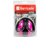 Barricade Earmuffs Pink Small/Medium