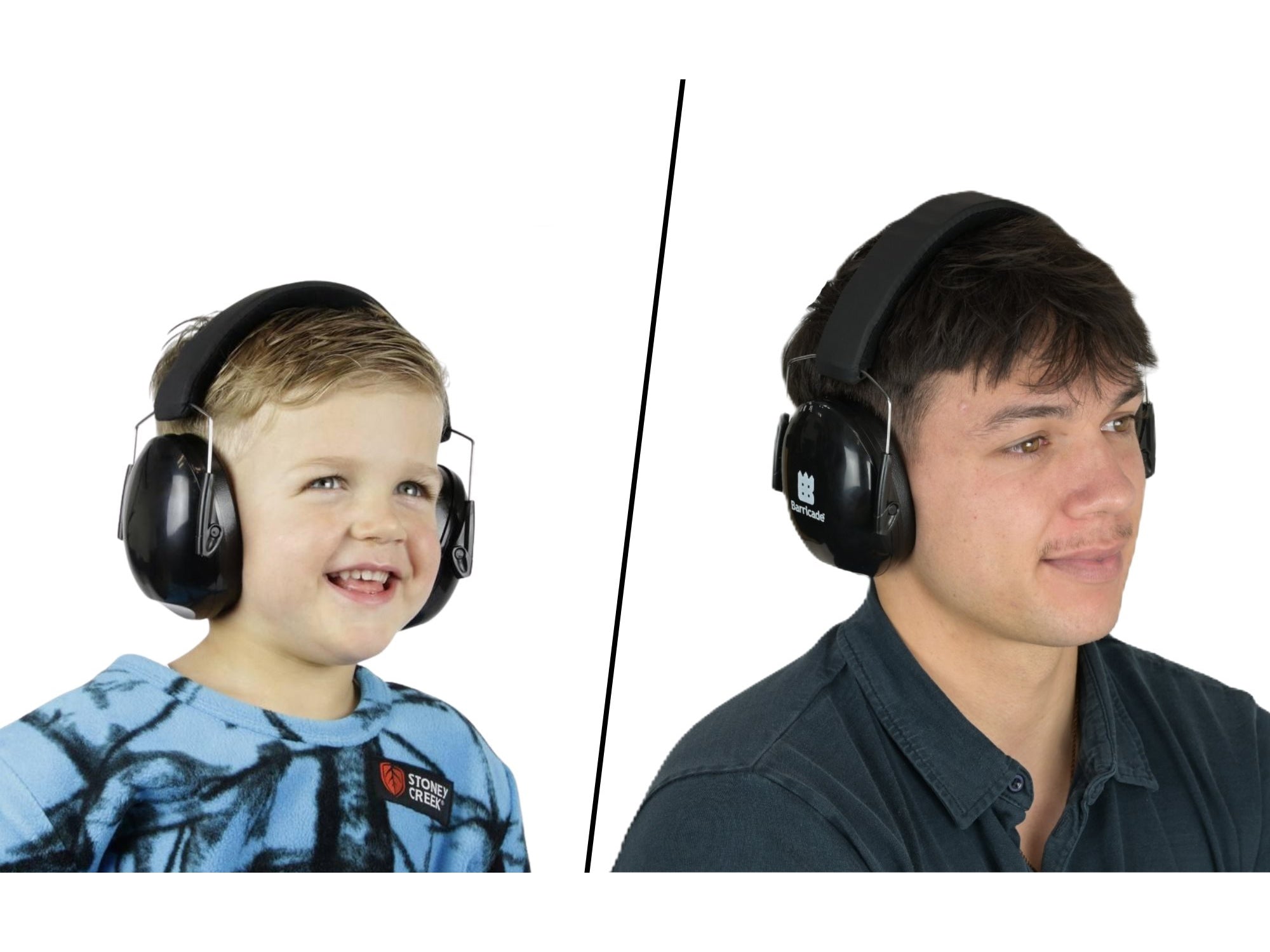 Barricade Junior Earmuffs 25dB | Hearing Protection Youth Fit Black