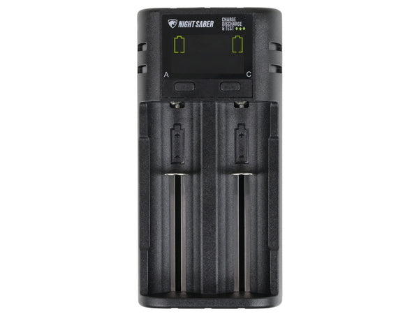 Night Saber Smart Portable Battery Charger USB-C 2-Slot