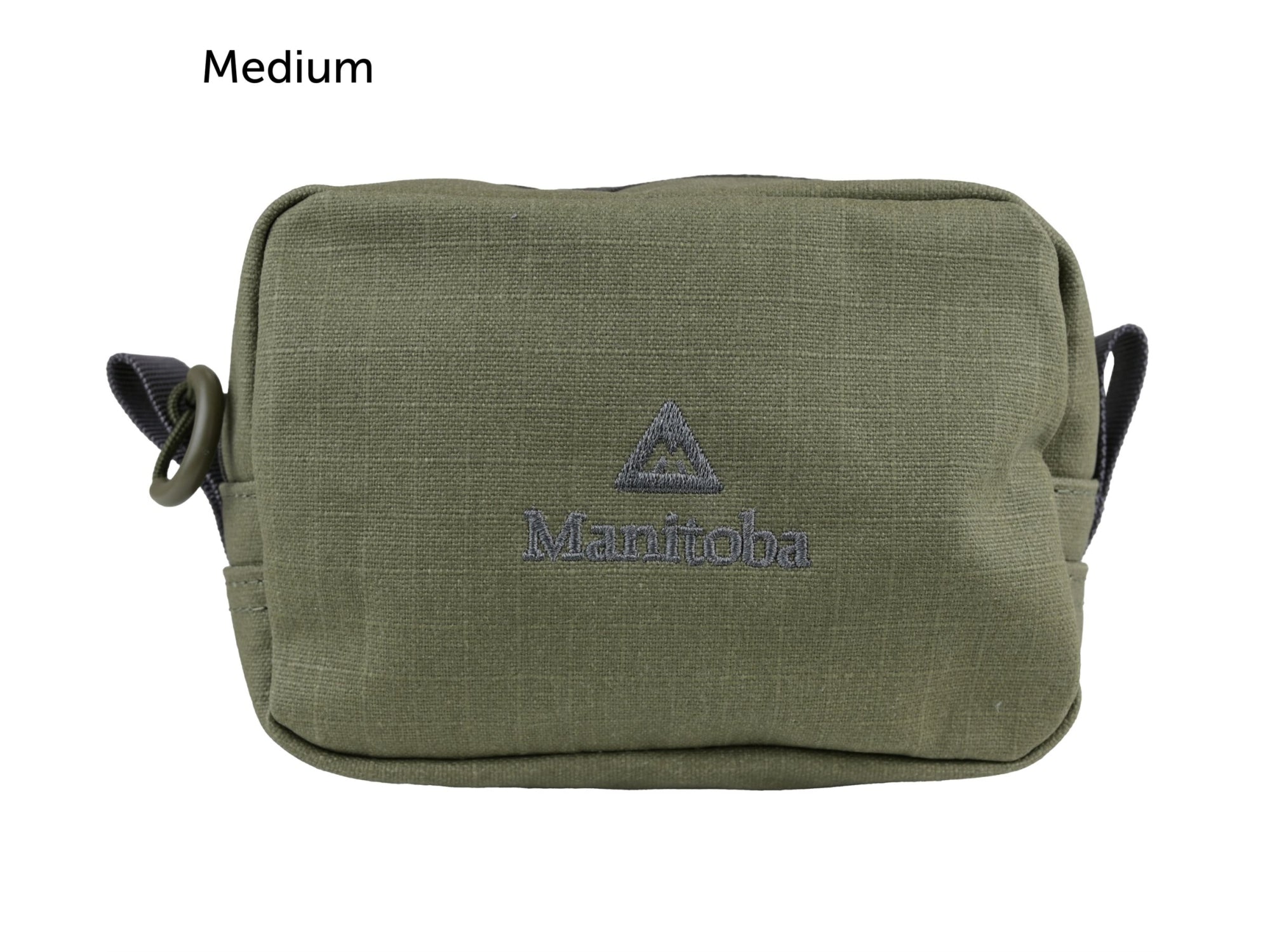 Manitoba Expedition Belt Pouch Olive | Canvas Utility Pouch