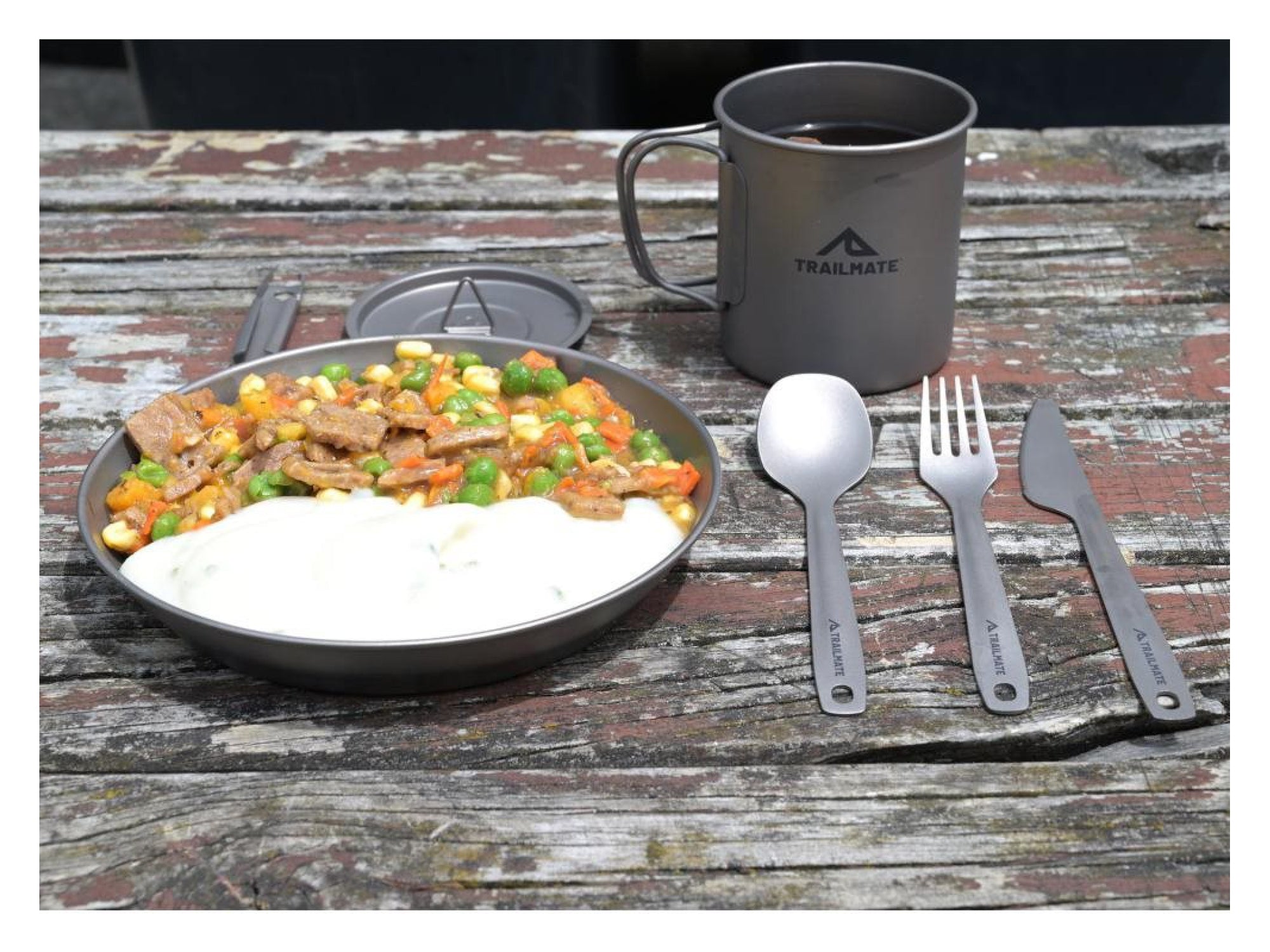 Trailmate Titanium Cooking Set 4 Piece