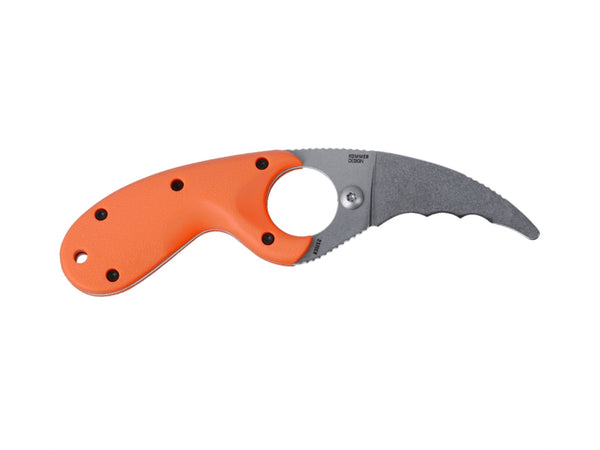 CRKT Kommer Bear Claw Veff Serrated Fixed Knife | Orange