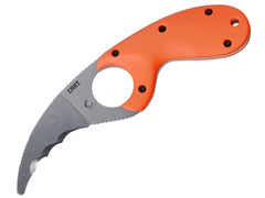 CRKT Kommer Bear Claw Veff Serrated Fixed Knife | Orange