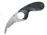 CRKT Kommer Bear Claw Veff Serrated Fixed Knife | Black
