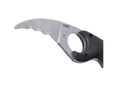 CRKT Kommer Bear Claw Veff Serrated Fixed Knife | Black