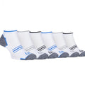 Storm Bloc Mens Performance Trainer Socks 6 Pack | White