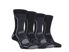 Storm Bloc Mens Technical Boot Socks 6-11 | Grey 4 Pack