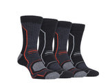 Storm Bloc Mens Technical Boot Socks 6-11 | Amber 4 Pack