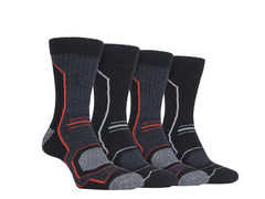 Storm Bloc Mens Technical Boot Socks 6-11 | Amber 4 Pack