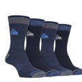 Storm Bloc Mens Performance Boot Socks | Blue 4 Pack
