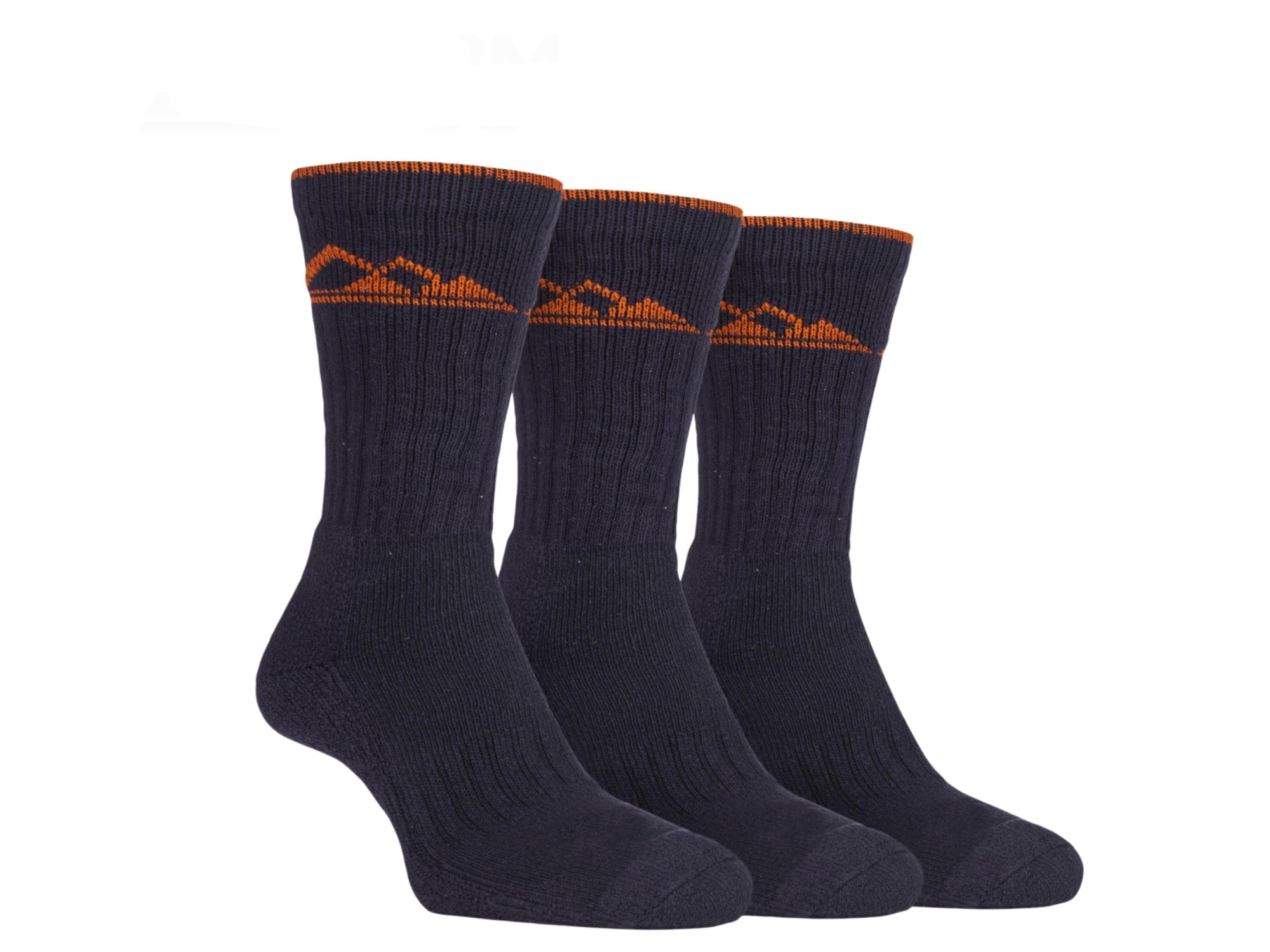 Storm Bloc Mens Luxury Heavy Cushion Boot Socks 6-11 | Amber 3 Pack