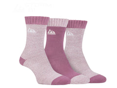 Storm Bloc Women Cushioning Comfort Boot Socks 4-8 | *Pink* 3 Pack