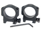 Ranger Tactical Low Profile Rings: 30mm, Weaver/Picatinny