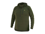 Swazi Brocco Hooded Long Sleeve Fleece Shirt Olive