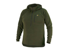 Swazi Brocco Hooded Long Sleeve Fleece Shirt Olive