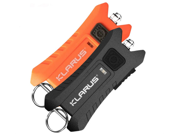 Klarus Mi2 Rechargeable LED Keyring Torch 40 Lumens Black or Orange