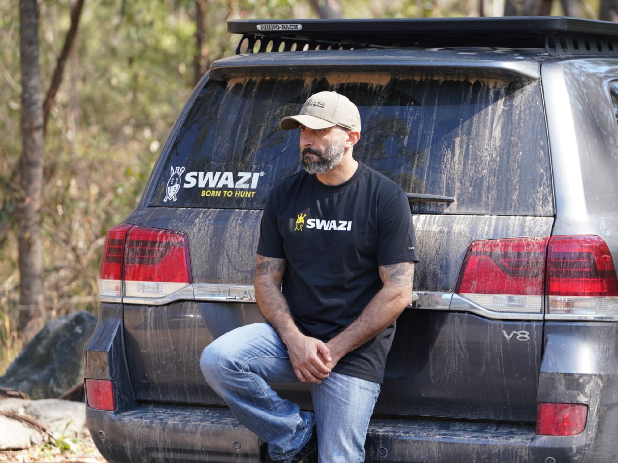 Swazi T-Shirt Black Tee