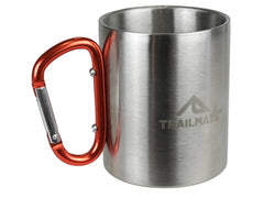 Trailmate Stainless Insulated Mug 300ml | Carabiner Clip Handle