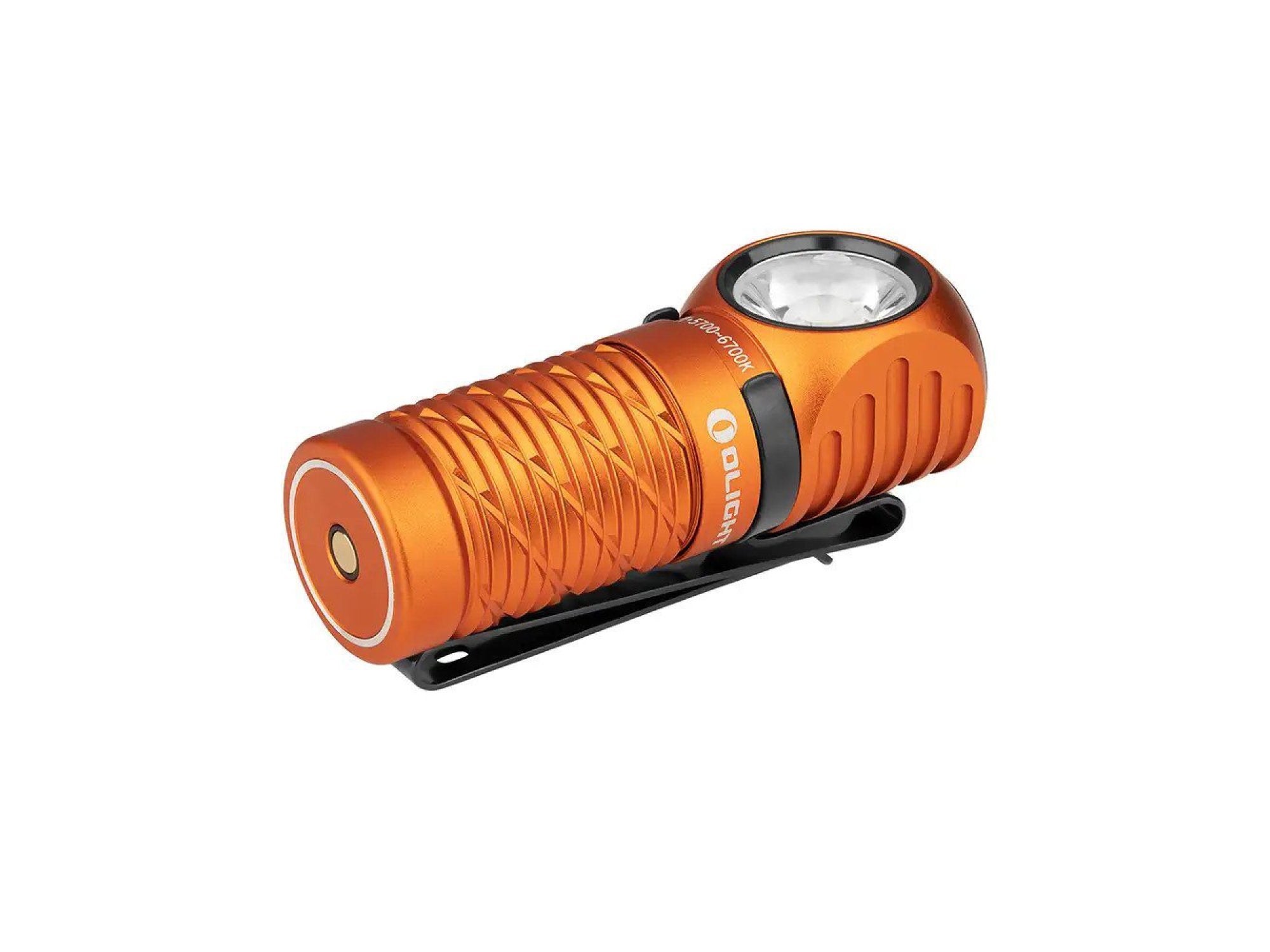 Olight Perun 2 Mini Rechargeable Torch/Headlamp 180° Lighting Orange 1100 Lumens