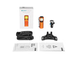 Olight Perun 2 Mini Rechargeable Torch/Headlamp 180° Lighting Orange 1100 Lumens
