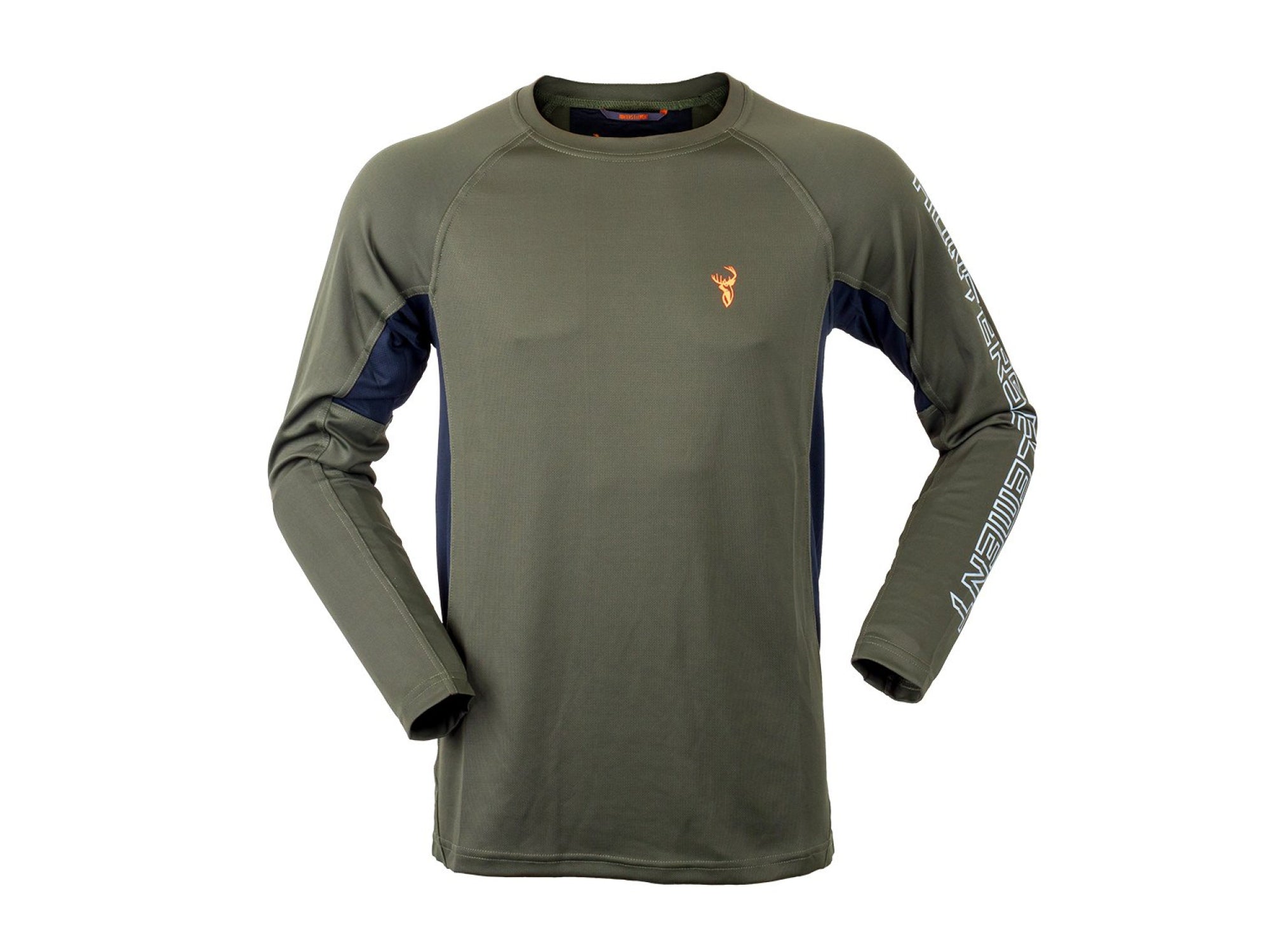 Hunters Element Eclipse Crew Long Sleeve Shirt: Green