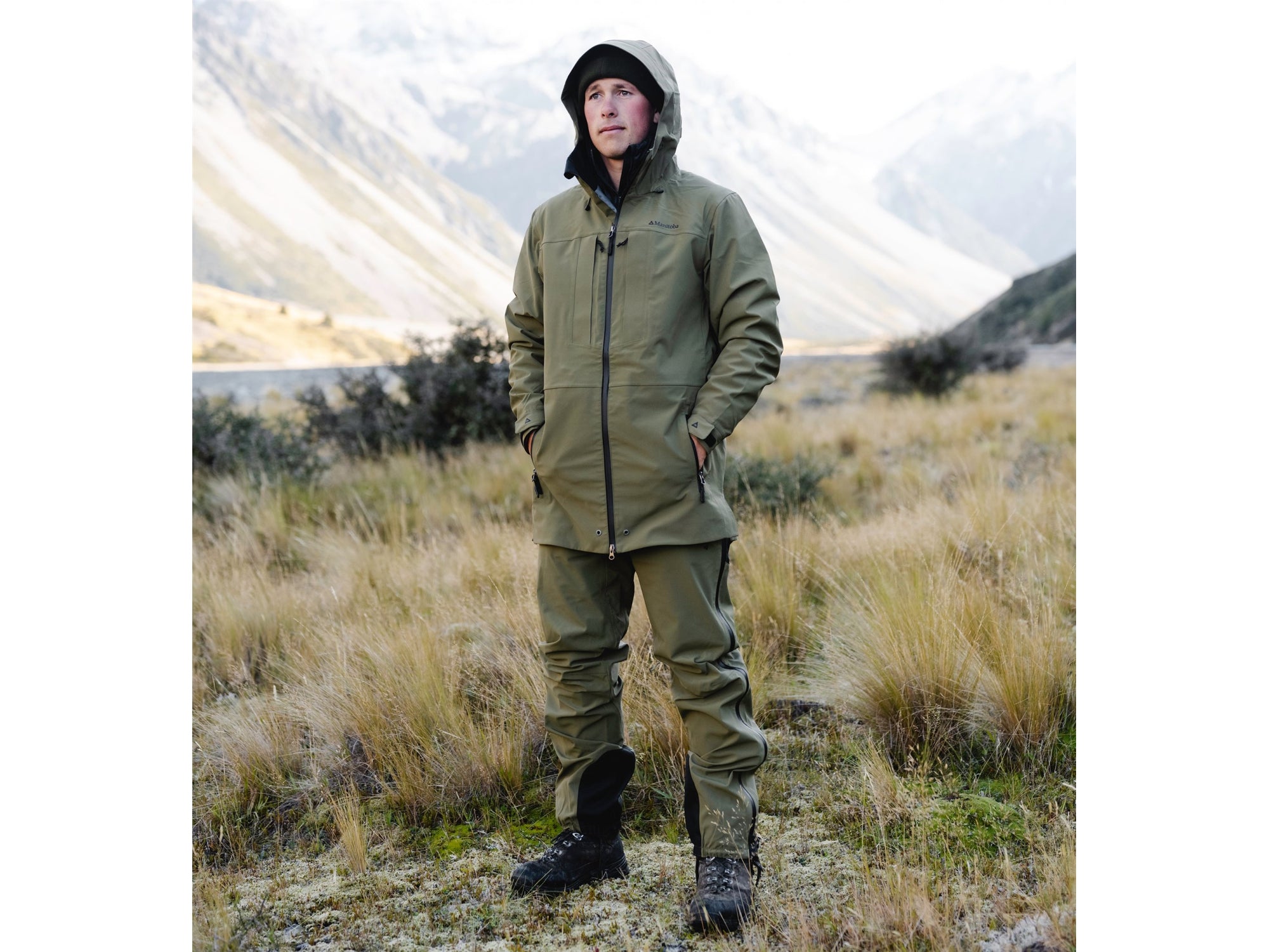 Mens Manitoba Expedition Alpine Jacket Waterproof Green