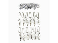 Game On Decoy Clips & Crimps x12 Clips x24 Crimps