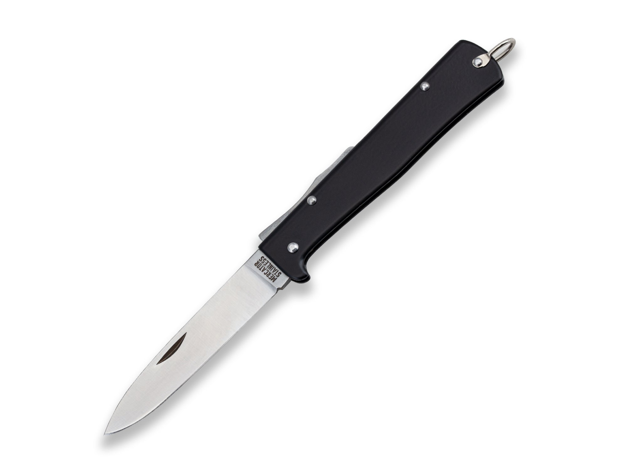 Mercator Knife Carbon Steel Folding 9cm Blade With Clip