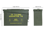 30Cal V2 Ammunition Tin with Padlock Latch