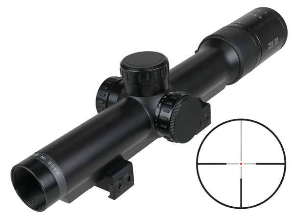 Minox ZE-5i 1-5x24 Scope Dovetail Rail #4 German Illuminated Reticle