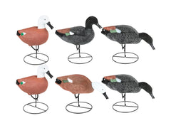 Game On Flocked Full Body Paradise Field Decoy Family: 6-Pack