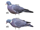 Game On Pigeon 2D Silhouette Decoys x12