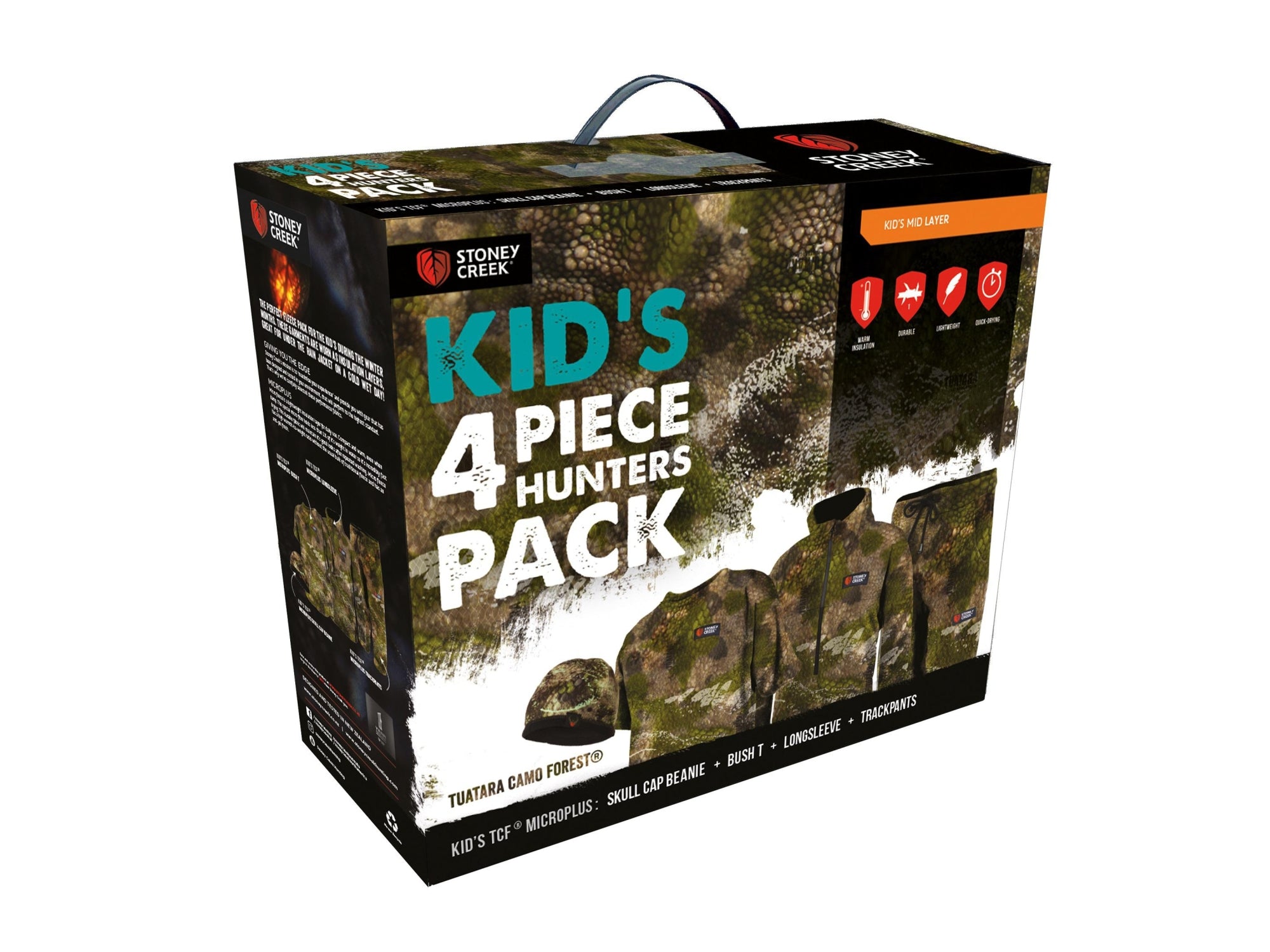 Stoney Creek Kid's 4 Piece Fleece Hunters Pack Camo