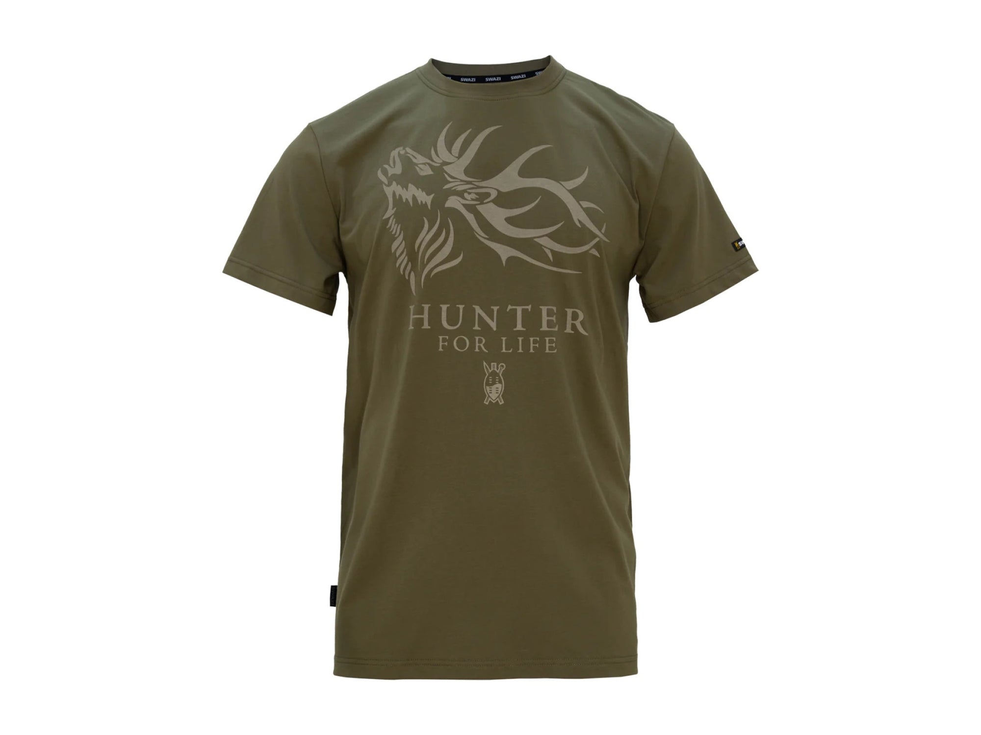 Swazi Hunter for Life T-Shirt Olive