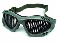 Airsoft Safety Goggles - Steel Mesh Lens