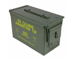 Lockable .50 cal Ammunition Tin