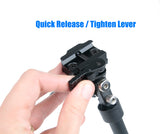 Accu-Tech Tactical Quick-Detach Bipod: 7-10"