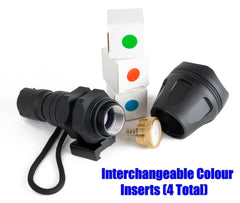 Night Saber Rail Mounted Torch *Multi-Colour/Infrared