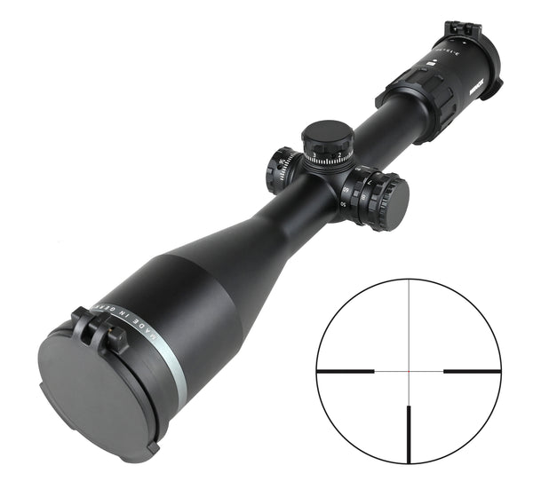 Minox All-Rounder 3-15x56 German #4 Red Dot Illuminated Reticle with Minox Low MIL Turrets