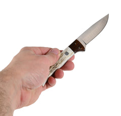 Miguel Nieto Knife Coyote Stag Antler Handle