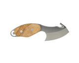 Miguel Nieto Knife To-Skin Olive Handle Fixed Knife