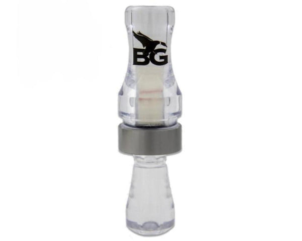 Buck Gardner Duck Call 'Big Water' Single Reed, Clear